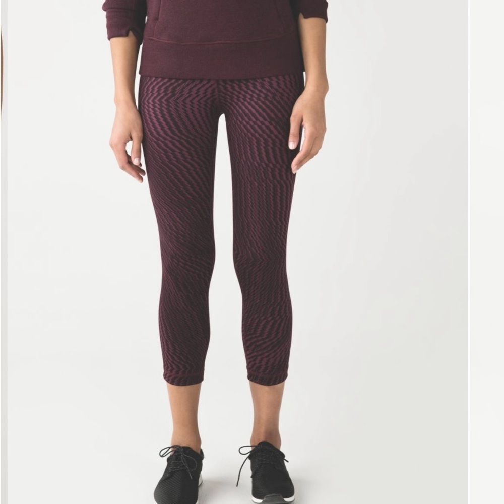 Lululemon Wonder Under Crop Legging Pants